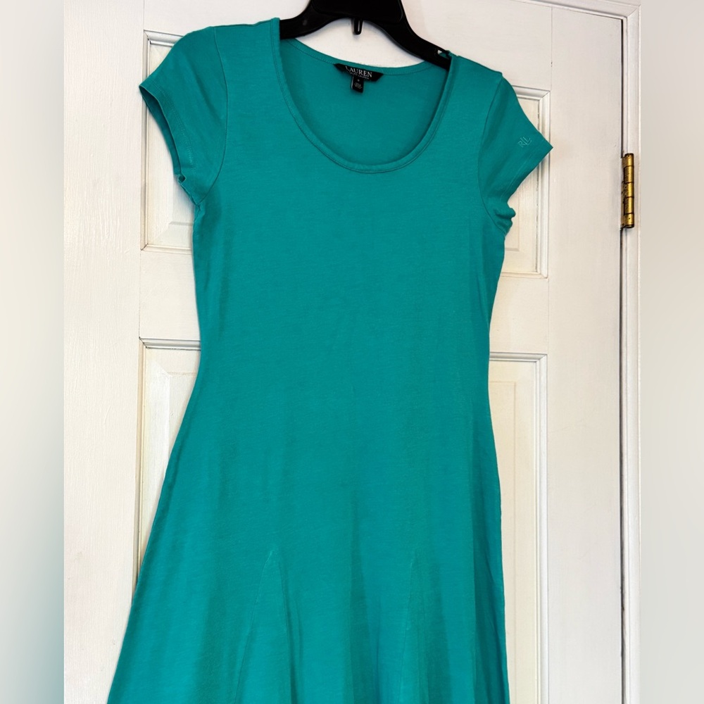 Ralph Lauren Teal Maxi Dress